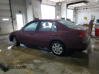 2003 Honda Civic EX with VIN 2HGES26783H587405, listed as a Copart auction lot 54131895 with 180,719 mi miles and Salvage Title. Bid and sale history available at carsss.com. Image 2.