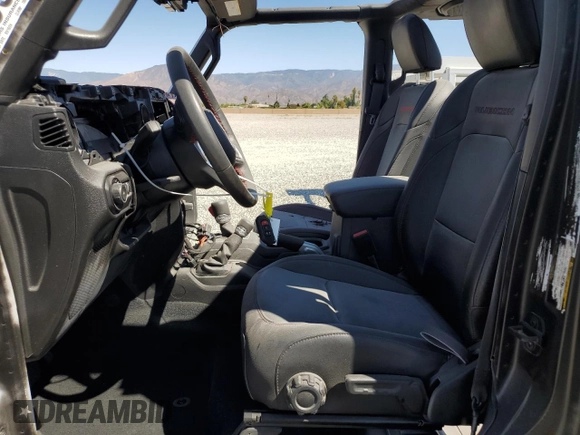 2022 Jeep Wrangler Unlimited Rubicon with VIN 1C4HJXFG6NW125232, listed as a Copart auction lot 55018594 with Not provided miles and Salvage title. Bid and sale history available at DreamBid. Image 7.