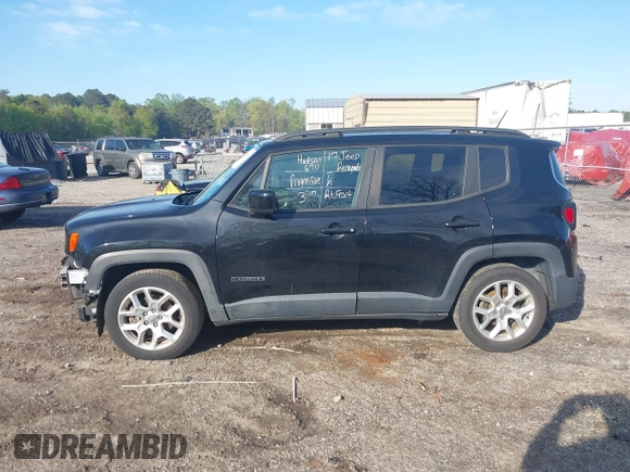 2017 Jeep Renegade Latitude with VIN ZACCJABB7HPG21286, listed as a IAAI auction lot 41979283 with 142,540 mi miles. Bid and sale history available at carsss.com. Image 14.