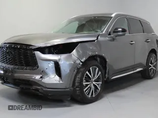 2023 Infiniti QX60 Sensory z VIN 5N1DL1GS5PC353778, wystawiony jako Copart lot #58865715 z przebiegiem 20 386 mil mil oraz Szkoda całkowita • Salvage title. Historia ofert i sprzedaży dostępna na DreamBid. Obrazek 2.