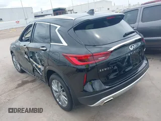 2024 Infiniti QX50 Luxe with VIN 3PCAJ5BA7RF101801, listed as a IAAI auction lot 42109462 with 15,768 mi miles and . Bid and sale history available at DreamBid. Image 3.