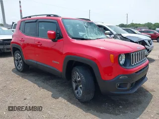 2018 Jeep Renegade Latitude z VIN ZACCJBBB9JPJ03592, wystawiony jako IAAI lot #42437471 z przebiegiem 50 521 mil mil oraz . Historia ofert i sprzedaży dostępna na DreamBid. Obrazek 1.