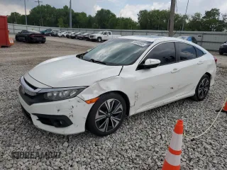 2017 Honda Civic EX-L with VIN 19XFC1F77HE017344, listed as a Copart auction lot 58848935 with 112,076 mi miles and Salvage title. Bid and sale history available at DreamBid. Image 1.
