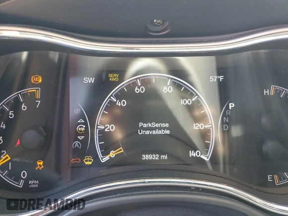 2021 Jeep Grand Cherokee Trailhawk with VIN 1C4RJFLG2MC566164, listed as a Copart auction lot 50009525 with 38,932 mi miles and Salvage Title. Bid and sale history available at carsss.com. Image 9.