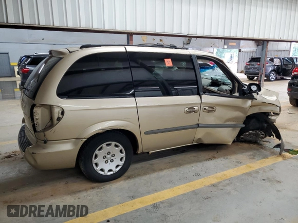 2001 Chrysler Voyager LX z VIN 1C4GJ453X1B168773, wystawiony jako Copart lot #71827554 z przebiegiem Nie podano mil oraz Szkoda całkowita • Salvage title. Historia ofert i sprzedaży dostępna na DreamBid. Obrazek 3.