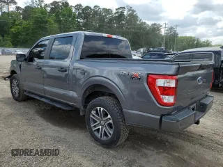 2022 Ford F-150 XL with VIN 1FTEW1EP7NFA44775, listed as a Copart auction lot 55043865 with 60,982 mi miles and Salvage Title. Bid and sale history available at DreamBid. Image 2.
