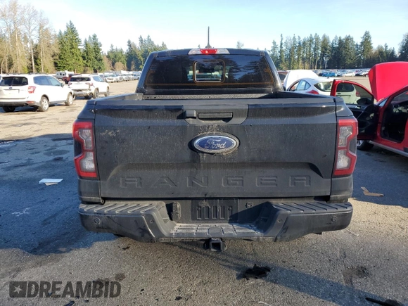 2024 Ford Ranger XLT with VIN 1FTER4HH2RLE26605, listed as a Copart auction lot 87441114 with 6,731 mi miles and Salvage Title. Bid and sale history available at carsss.com. Image 6.
