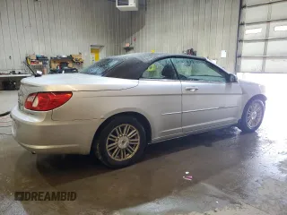 2008 Chrysler Sebring Touring with VIN 1C3LC55R68N135267, listed as a Copart auction lot 47621595 with 92,026 mi miles and Salvage Title. Bid and sale history available at DreamBid. Image 3.