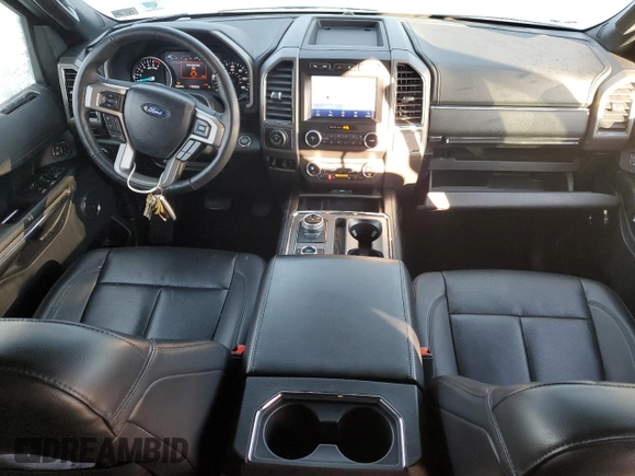 2021 Ford Expedition Max XLT with VIN 1FMJK1JT6MEA20383, listed as a Copart auction lot 41890895 with 53,521 mi miles and Salvage Title. Bid and sale history available at DreamBid. Image 8.