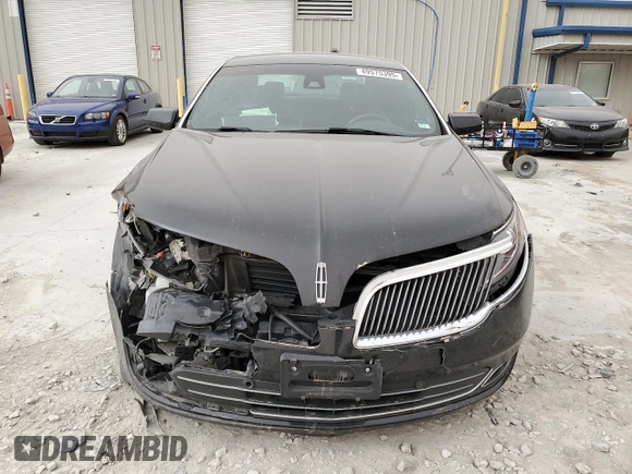 2015 Lincoln MKS with VIN 1LNHL9DK1FG600791, listed as a Copart auction lot 49575395 with 80,391 mi miles and Salvage Title. Bid and sale history available at carsss.com. Image 5.