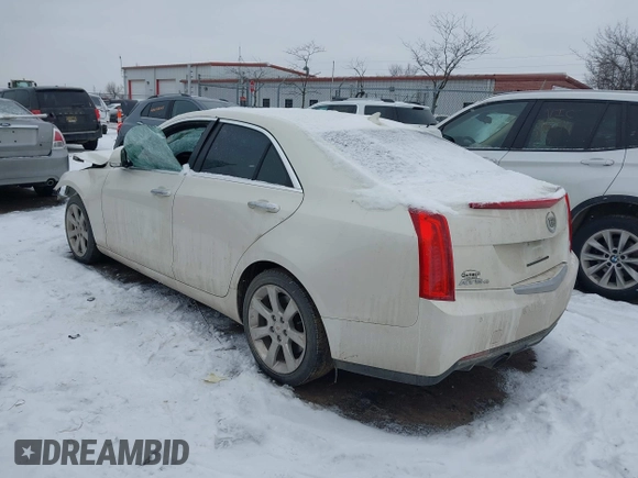 2013 Cadillac ATS Luxury with VIN 1G6AH5RX7D0136886, listed as a IAAI auction lot 41311704 with 107,035 mi miles and . Bid and sale history available at DreamBid. Image 3.