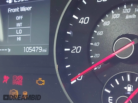 2018 Kia Stinger with VIN KNAE15LA1J6029913, listed as a IAAI auction lot 41477274 with 105,479 mi miles. Bid and sale history available at carsss.com. Image 15.