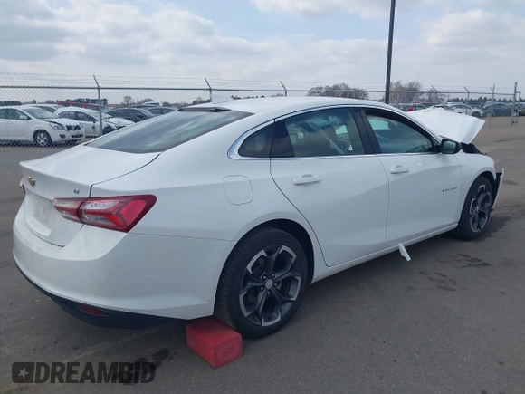 2022 Chevrolet Malibu LT with VIN 1G1ZD5ST4NF161416, listed as a IAAI auction lot 42023912 with 70,000 mi miles and . Bid and sale history available at DreamBid. Image 4.