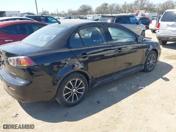 2017 Mitsubishi Lancer ES with VIN JA32U2FU1HU008159, listed as a IAAI auction lot 41782063 with 105,922 mi miles. Bid and sale history available at carsss.com. Image 4.