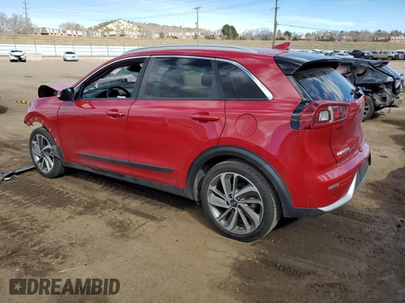 2018 Kia Niro Touring with VIN KNDCE3LC9J5175373, listed as a Copart auction lot 46708925 with 75,079 mi miles and Salvage Title. Bid and sale history available at carsss.com. Image 2.