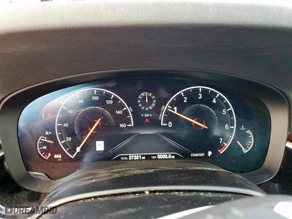 2019 BMW 5 Series 530i with VIN WBAJA5C59KWW36645, listed as a Copart auction lot 47840785 with 37,251 mi miles and Salvage Title. Bid and sale history available at carsss.com. Image 9.