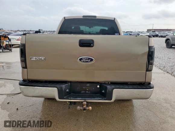 2006 Ford F-150 XLT with VIN 1FTPW12V36KC46369, listed as a Copart auction lot 54889525 with 197,433 mi miles and Salvage Title. Bid and sale history available at DreamBid. Image 6.