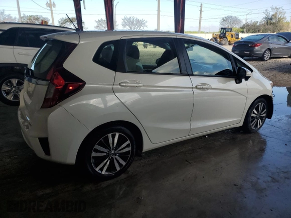 2017 Honda Fit EX-L with VIN JHMGK5H88HS019989, listed as a Copart auction lot 45152345 with 96,770 mi miles and Salvage Title. Bid and sale history available at DreamBid. Image 3.