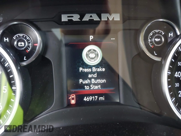 2019 Ram 1500 Big Horn with VIN 1C6SRFFT6KN623770, listed as a IAAI auction lot 41887518 with 46,917 mi miles and . Bid and sale history available at DreamBid. Image 15.