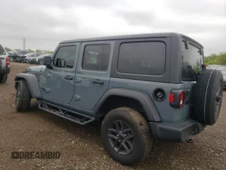 2024 Jeep Wrangler Sport S with VIN 1C4PJXDG1RW305304, listed as a Copart auction lot 57555635 with 5,705 mi miles and Salvage title. Bid and sale history available at DreamBid. Image 2.