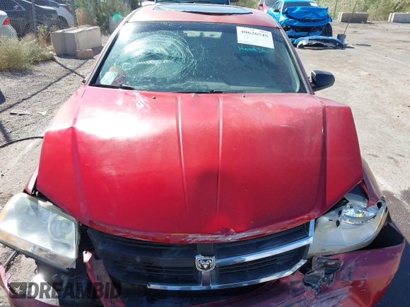 2008 Dodge Avenger SXT with VIN 1B3LC56R98N169618, listed as a IAAI auction lot 40626545 with 153,921 mi miles. Bid and sale history available at carsss.com. Image 10.