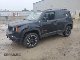 2023 Jeep Renegade Trailhawk with VIN ZACNJDC11PPP59062, listed as a Copart auction lot 58335455 with 9,392 mi miles and Salvage title. Bid and sale history available at DreamBid. Image 1.