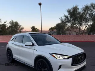 2019 Infiniti QX50 Luxe z VIN 3PCAJ5M32KF106005, wystawiony jako Copart lot #59444345 z przebiegiem 69 543 mil mil oraz Szkoda całkowita • Salvage title. Historia ofert i sprzedaży dostępna na DreamBid. Obrazek 1.