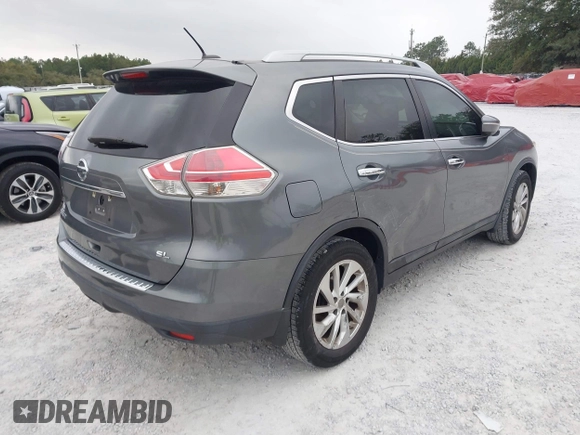 2015 Nissan Rogue SL with VIN 5N1AT2MT5FC857896, listed as a IAAI auction lot 41310123 with 101,101 mi miles. Bid and sale history available at carsss.com. Image 4.