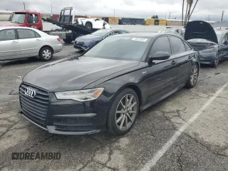 2016 Audi A6 3.0T Premium Plus with VIN WAUFGAFC3GN161448, listed as a Copart auction lot 48825055 with 94,567 mi miles and Salvage Title. Bid and sale history available at carsss.com. Image 1.