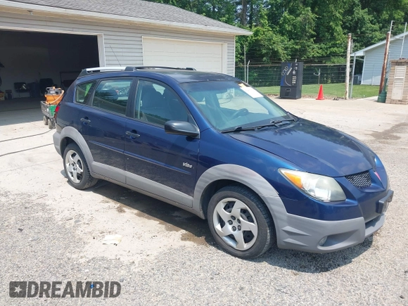 2003 Pontiac Vibe with VIN 5Y2SL62823Z441375, listed as a IAAI auction lot 42487832 with 210,600 mi miles and . Bid and sale history available at DreamBid. Image 1.