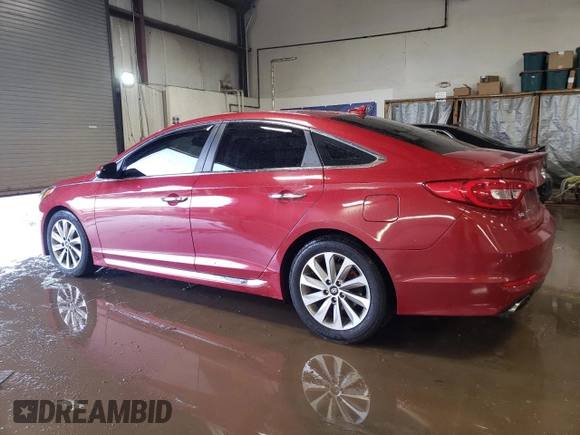 2017 Hyundai Sonata Sport with VIN 5NPE34AF5HH584093, listed as a Copart auction lot 48558775 with 54,950 mi miles and Salvage Title. Bid and sale history available at carsss.com. Image 2.