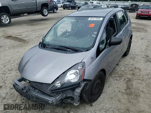 2009 Honda Fit with VIN JHMGE88249S025083, listed as a Copart auction lot 58121945 with Not provided miles and Salvage title. Bid and sale history available at DreamBid. Image 13.