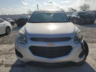 2016 Chevrolet Equinox LS with VIN 2GNALBEKXG1124218, listed as a Copart auction lot 52118785 with 44,870 mi miles and Salvage Title. Bid and sale history available at carsss.com. Image 5.