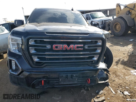 2021 GMC Sierra 1500 AT4 with VIN 3GTP9EEL7MG261132, listed as a Copart auction lot 46317815 with 78,458 mi miles and Salvage Title. Bid and sale history available at carsss.com. Image 5.