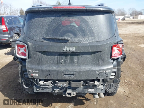 2018 Jeep Renegade Limited with VIN ZACCJBDB8JPH11684, listed as a IAAI auction lot 41798155 with 74,875 mi miles and . Bid and sale history available at DreamBid. Image 6.