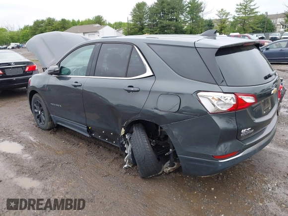 2018 Chevrolet Equinox LT with VIN 3GNAXJEV2JS624913, listed as a IAAI auction lot 42324267 with 62,442 mi miles and . Bid and sale history available at DreamBid. Image 3.