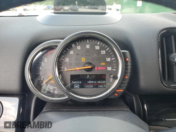 2017 MINI Countryman Cooper S with VIN WMZYT5C36H3D78964, listed as a Copart auction lot 59536135 with 129,258 mi miles and Salvage title. Bid and sale history available at DreamBid. Image 9.