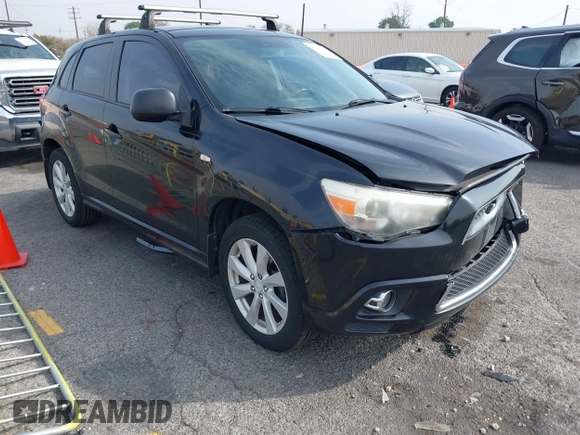 2012 Mitsubishi Outlander Sport SE with VIN JA4AP4AU6CZ000667, listed as a IAAI auction lot 41473935 with 195,414 mi miles. Bid and sale history available at carsss.com. Image 1.