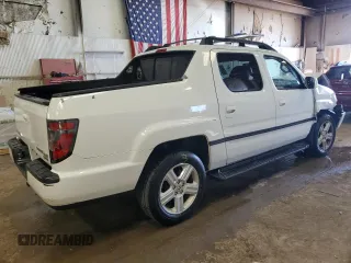 2014 Honda Ridgeline RTL with VIN 5FPYK1F53EB009121, listed as a Copart auction lot 62029614 with Not Provided miles and Clean Title. Bid and sale history available at carsss.com. Image 3.
