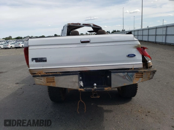 1997 Ford F-350 with VIN 1FTJW36F3VEA94191, listed as a Copart auction lot 56792665 with Not provided miles and Salvage title. Bid and sale history available at DreamBid. Image 6.
