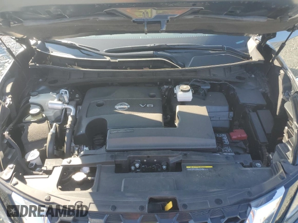 2022 Nissan Murano SL with VIN 5N1AZ2CJ4NC106821, listed as a Copart auction lot 43926105 with 17,144 mi miles and Salvage Title. Bid and sale history available at carsss.com. Image 12.