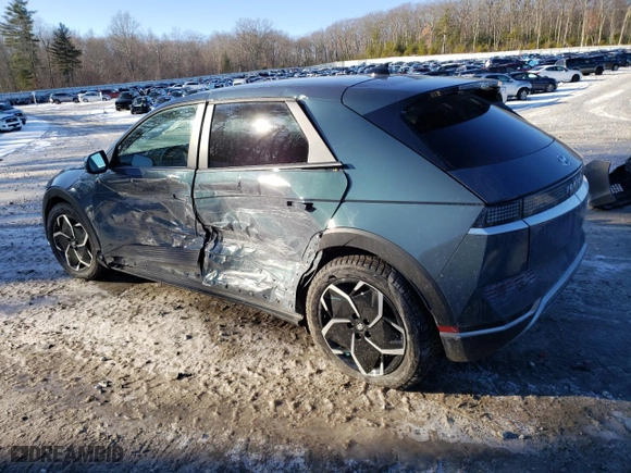 2022 Hyundai IONIQ 5 SEL with VIN KM8KN4AE7NU072868, listed as a Copart auction lot 43079925 with 59,726 mi miles and Salvage Title. Bid and sale history available at carsss.com. Image 2.