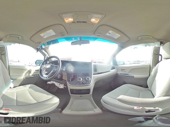 2016 Toyota Sienna L with VIN 5TDZK3DCXGS690788, listed as a Copart auction lot 43284565 with 154,559 mi miles and Salvage title. Bid and sale history available at DreamBid. Image 14.
