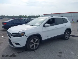 2019 Jeep Cherokee Limited with VIN 1C4PJLDB8KD462441, listed as a IAAI auction lot 41858890 with 41,365 mi miles. Bid and sale history available at carsss.com. Image 17.