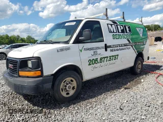2014 GMC Savana z VIN 1GTW7FBG5E1210498, wystawiony jako Copart lot #54306635 z przebiegiem 354 723 mil mil oraz Szkoda całkowita • Salvage title. Historia ofert i sprzedaży dostępna na DreamBid. Obrazek 1.