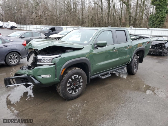 2024 Nissan Frontier PRO-4X with VIN 1N6ED1EK4RN627856, listed as a Copart auction lot 85298924 with 7,308 mi miles and Salvage Title. Bid and sale history available at carsss.com. Image 1.