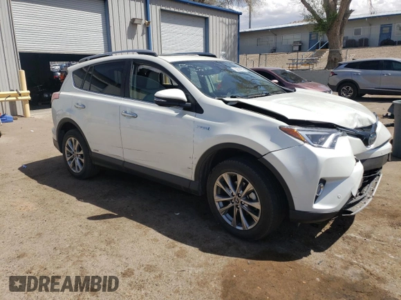 2017 Toyota RAV4 Hybrid Limited with VIN JTMDJREV5HD124597, listed as a Copart auction lot 52014275 with 32,136 mi miles and Salvage Title. Bid and sale history available at carsss.com. Image 4.