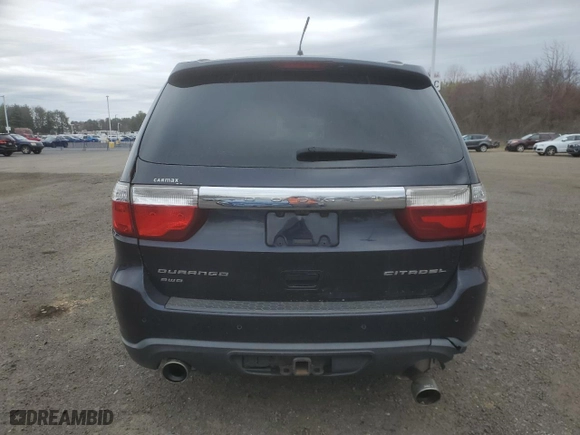 2011 Dodge Durango Citadel with VIN 1D4SE5GTXBC595273, listed as a Copart auction lot 54205335 with 164,073 mi miles and Clean Title. Bid and sale history available at carsss.com. Image 6.