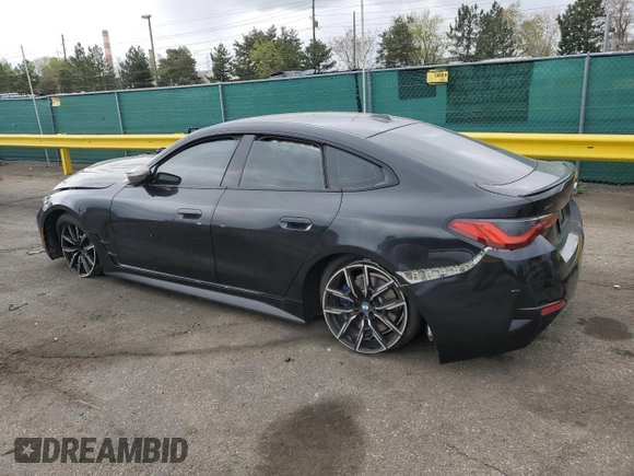 2022 BMW 4 Series M440i xDrive with VIN WBA13AW08NFM18168, listed as a Copart auction lot 55279005 with Not provided miles and Salvage title. Bid and sale history available at DreamBid. Image 2.