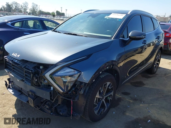 2023 Kia Sportage EX with VIN KNDPVCAG8P7019572, listed as a IAAI auction lot 42226335 with 68,583 mi miles and . Bid and sale history available at DreamBid. Image 18.